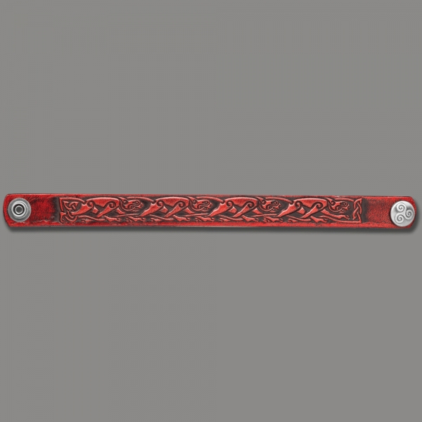 Lederarmband Celtic 16mm Jagdhunde (8)