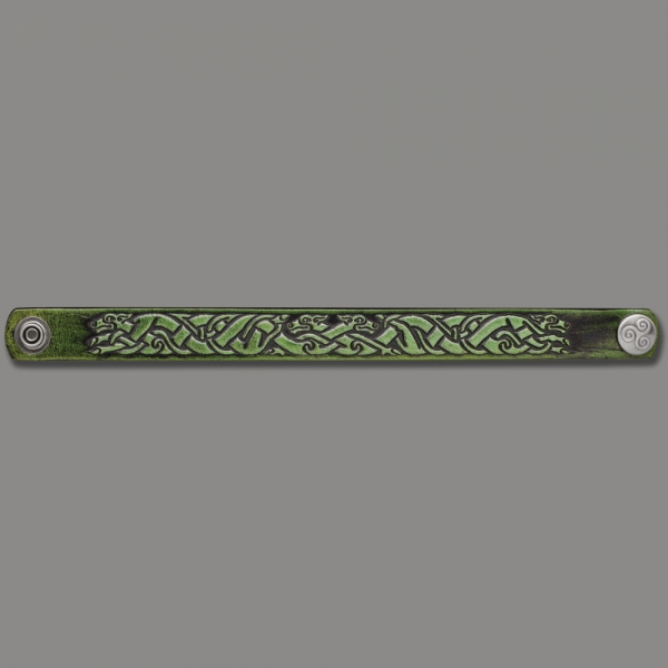Lederarmband Celtic 16mm Hunde (9)