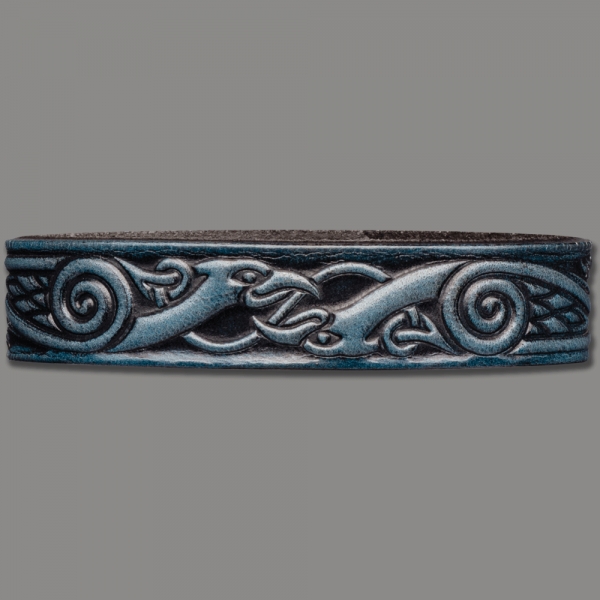 Lederarmband Celtic 16mm Reiher (10)