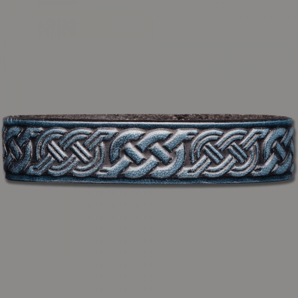 Leather Bracelet Celtic 16mm (5/8 inch) Knotwork (13)