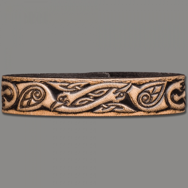 Lederarmband Celtic 16mm Kranich (14)