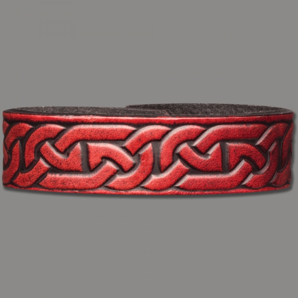 Leather Bracelet 20mm (4/5 inch) Knotwork (14)